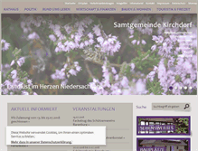 Tablet Screenshot of kirchdorf.de